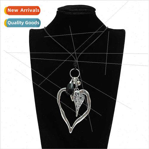 Europe new retro lerary women long sweater chain irregular l