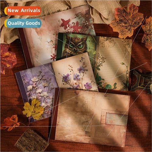 Zhuo dream abyss realm material paper vintage flowers handbo