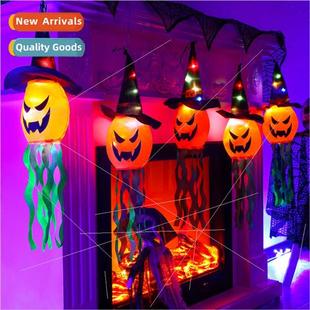 fabric lights pumpkin ice Halloween bar decorative