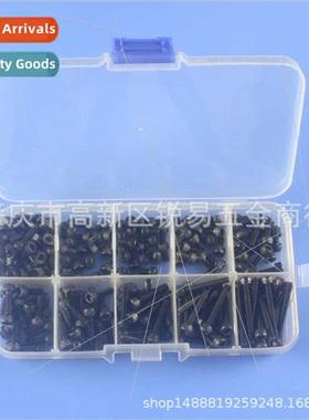 280pcs box M3 black alloy steel cylindrical head cup head he