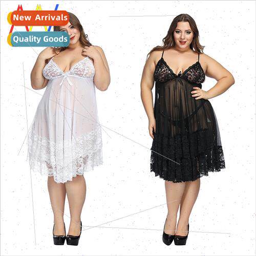 Plus size women 6xl lingerie sleepwear Sexy Babydoll dress