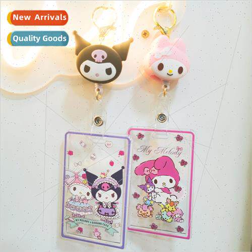 Melody transparent kurumi student creative retractable card