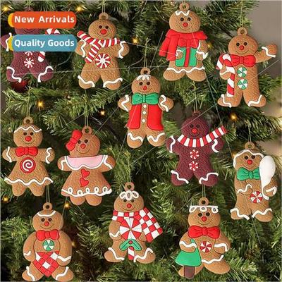 Christmas Hangings New Gingerbread Man Hanging Decoration Te