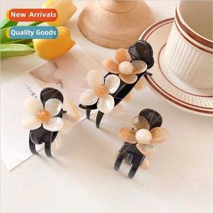 ponytail flower plate head pill high clip grab curry Milk