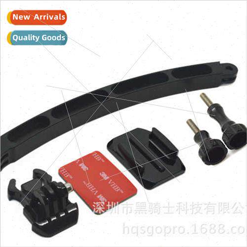 适用gopro10 9 helmet curved selfie stick kit camera selfie a