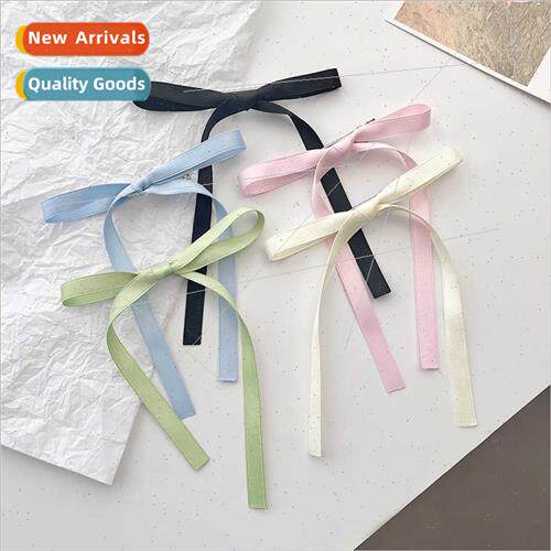 ins ballet ribbon bow hair clips girls sweet cute ribbon bra