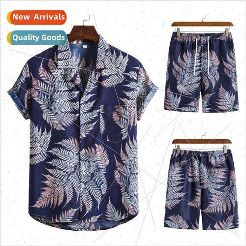 2022 Hawaii Collection Beach Su Collar Printed Short Sleeve 商业/办公家具 商业美陈 原图主图