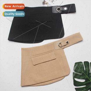 Wh su belt female waist decorative su jacket Korean hundred