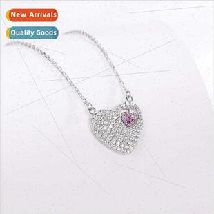 s925 silver niche set sen hundred heart female Full necklace
