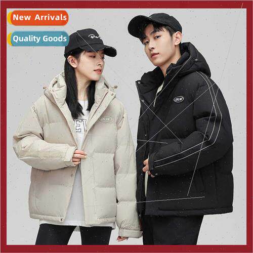 High- fluffy 90% whe duck down down jacket men women 2023 wi
