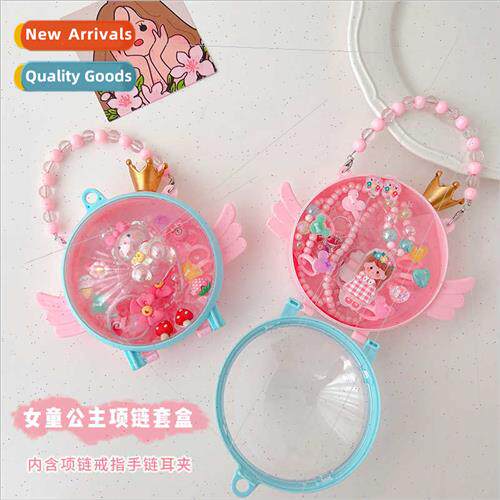 Angel wings princess gift box hair accessories cute cartoon