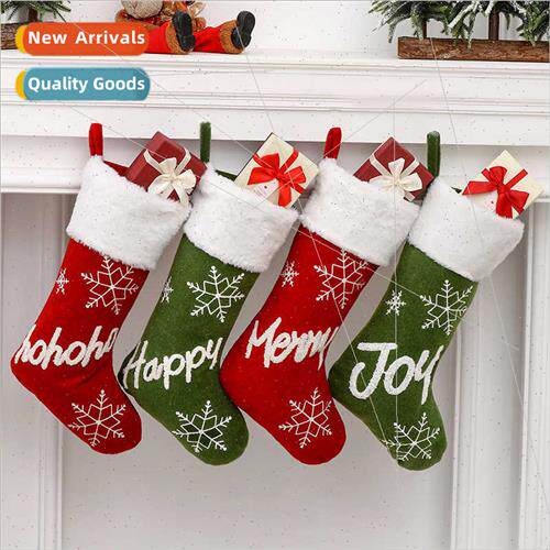 2023 Christmas Decoration Christmas Plush Socks Christmas Ha