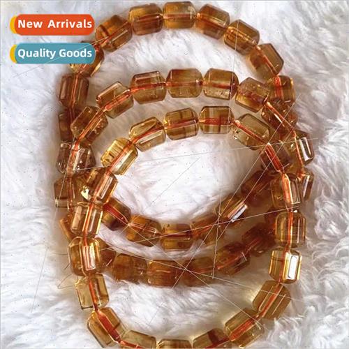Natural Brazilian Crine Barrel Bead Bracelet Fashion Violent