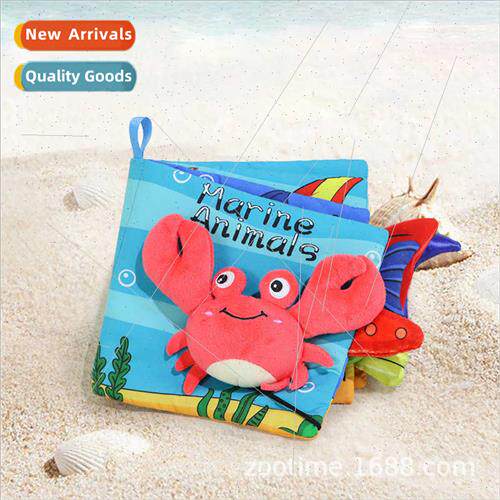 Baby tail cloth book bb apparatus ringing paper early educat