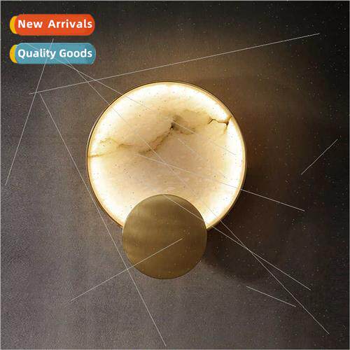 Full copper wall lamp new Chinese marble creative personaly