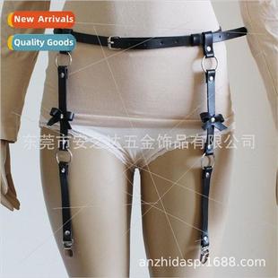 garter sexy leather bow set sq54PU leg nightclub dance ring