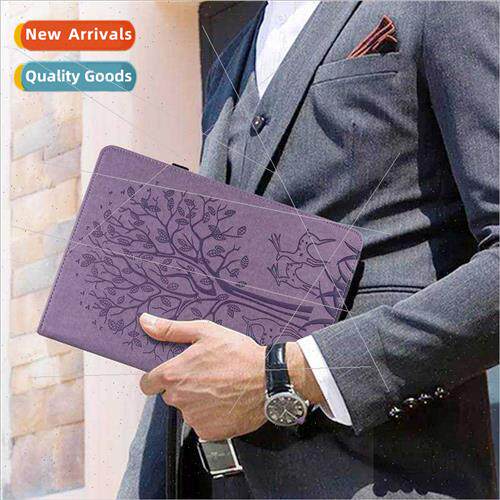 适用2022 Samsung S6 Lite 10.4 inch Solid Color Leather Case