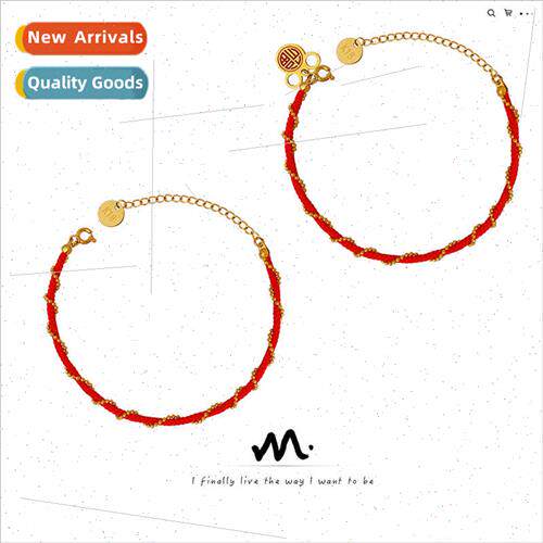 New blessings wrapped red rope braided bracelet bracelet jew