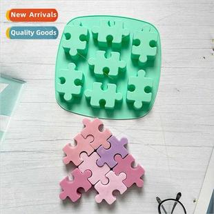 grid 334 candy puzzle desse mold ice silicone 7PCS chocolate