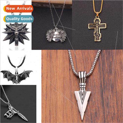 Hip hop necklace men tide hiphop maple leaf hundred matching