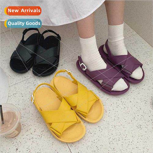 Korean  summer ins fairy sandals women shoes students flat c
