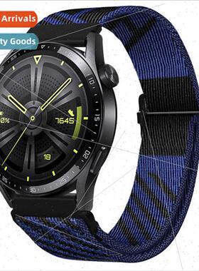 Smart watch buniversal 20 22mm woven nylon strap 适用huawei