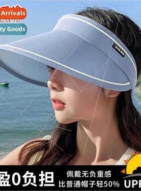 Sunscreen hat female new summer large brim face sun hat hair