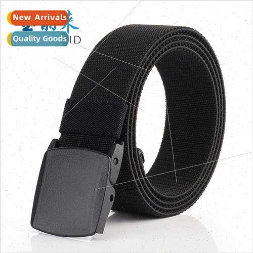 YKK buckle elastic elastic nylon belt lightweight canvas pan