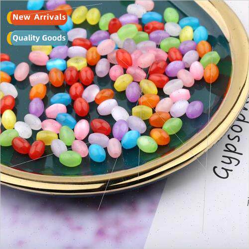 6*8m rice cat eye stone beads loose beads resin material diy