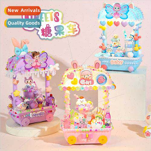 Colorful candy car new children handmade material package di