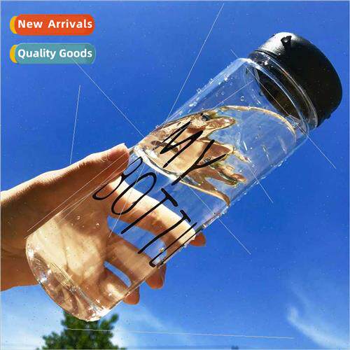 my bottle plastic cup Transparent Korean creative cup advert