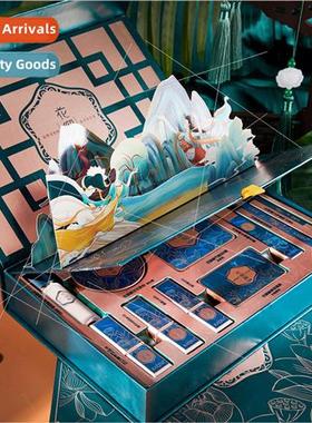 Flower Royal Face  Box  Ten Piece Set  Sculpted pstick Set