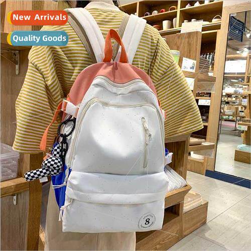 Shoulder bag female Japan simple girl backpack h colour tide