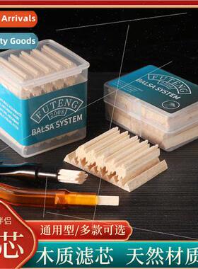 New 9mm Wooden Filter Cartridge Pipe Accessories High Effici