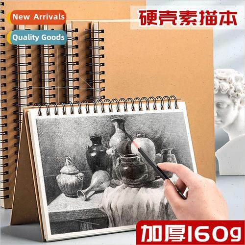 A4 sketchbook children hard cover coil sketching thickened m