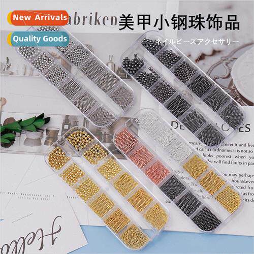 Long box nail jewelry round beads jewelry long box nail stee