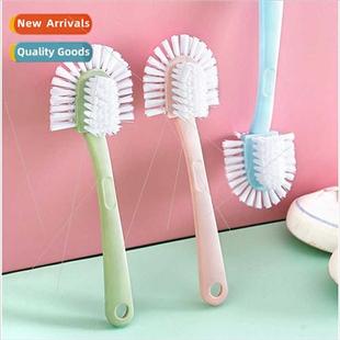 shoe brush shaped five stain ring side sided Creative double