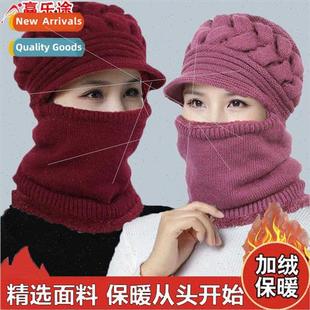 winter thickened middle female cap autumn mother Hat onePCS