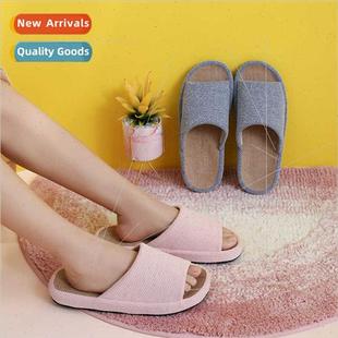 cotton linen slippers Japanese four fall female seaso spring