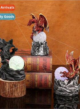 Battle Dragon Halloween ornaments dinosaur eggs resin light-