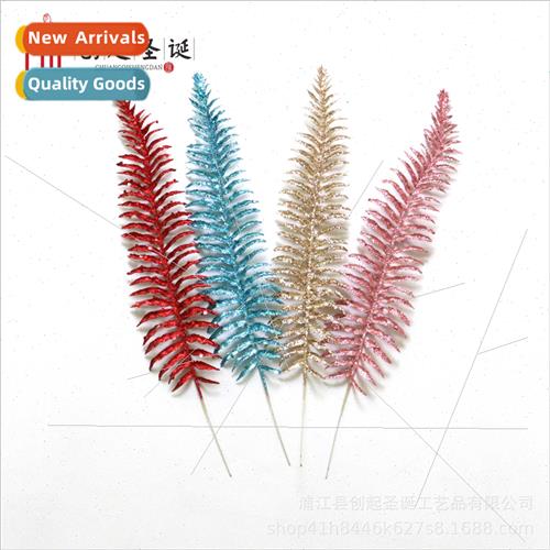 Christmas glter sprigs accessories simulation flowers plasti