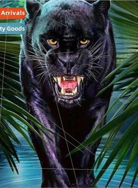 Cross Stch New DIY Black Panther Full Stch mple Handmade Thr