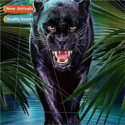 Cross Stch New DIY Black Panther Full Stch mple Handmade Thr