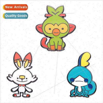 Cute cartoon exquise whe rabb/monkey shape alloy enamel anim