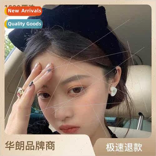 2023 retro versatile thickened gold velvet double butterfly