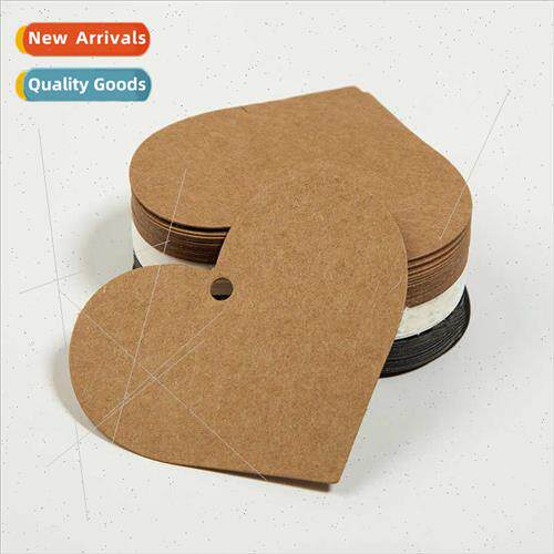 Heart-shaped bookmarks 100/set clothing tags mood message bl