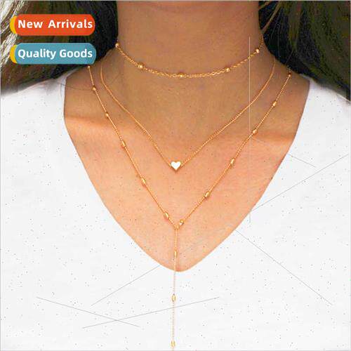 Europe Trend Women Layers Set Sexy Necklace Copper Cast Peac