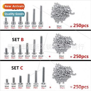 head cylindrical cup flat circular 250pcs semi 304