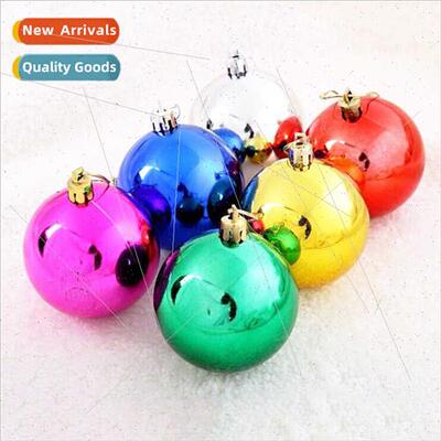 3CM/6CM/8CM Christmas BallsPlastic Electroplated Color Balls