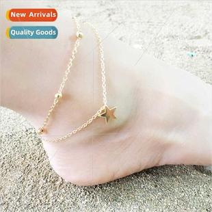 star pendant foot copper jew beach beads summer New bohemian